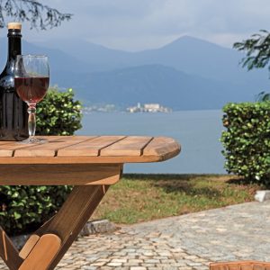 Tavolo piombino In acacia pieghevole 80X80 Greenwood