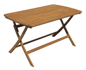 Tavolo castiglione In acacia pieghevole 140X80 Greenwood