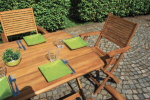 Tavolo castiglione In acacia pieghevole 140X80 Greenwood