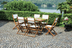 Tavolo castiglione In acacia pieghevole 140X80 Greenwood