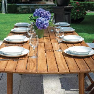 Tavolo donoratico In acacia allungabile 180/240X90 Greenwood