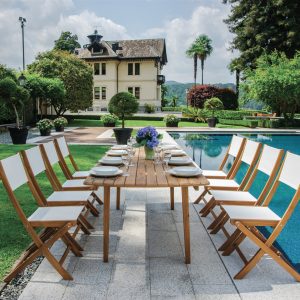 Tavolo donoratico In acacia allungabile 180/240X90 Greenwood