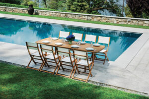 Tavolo donoratico In acacia allungabile 180/240X90 Greenwood