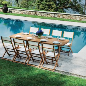 Tavolo donoratico In acacia allungabile 180/240X90 Greenwood