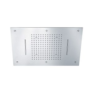 Soffione in acciaio a soffitto Sphera Italia 60x40cm