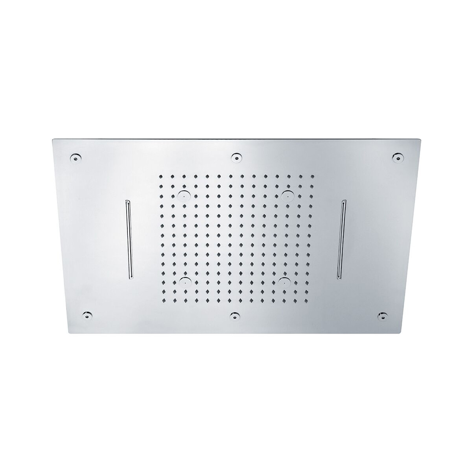 Soffione in acciaio a soffitto Sphera Italia 60x40cm - immagine 3