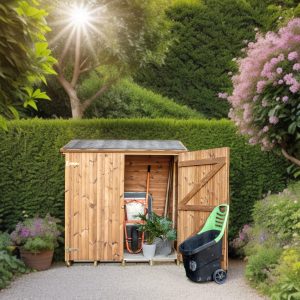 Riparo Theora a parete, pannelli di spessore 19 mm.