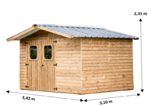 Rifugio terma, pannelli 19 mm.