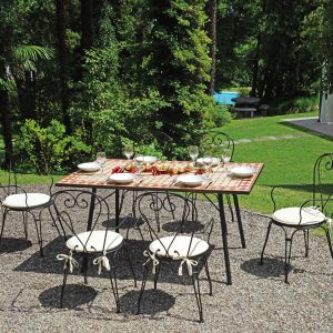 Tavolo Mosaico 150X90 - Ferro Nero 1 Pz