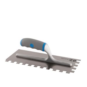 Frattazzo dentato per colla lama in acciaio al carbonio