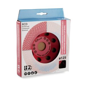 Platorello abrasivo diamantato Ø 125 mm.