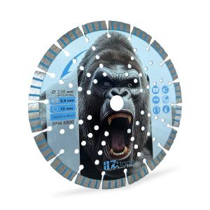 Disco diamantato Kong per tagli a secco segmentato da Ø 230 mm.