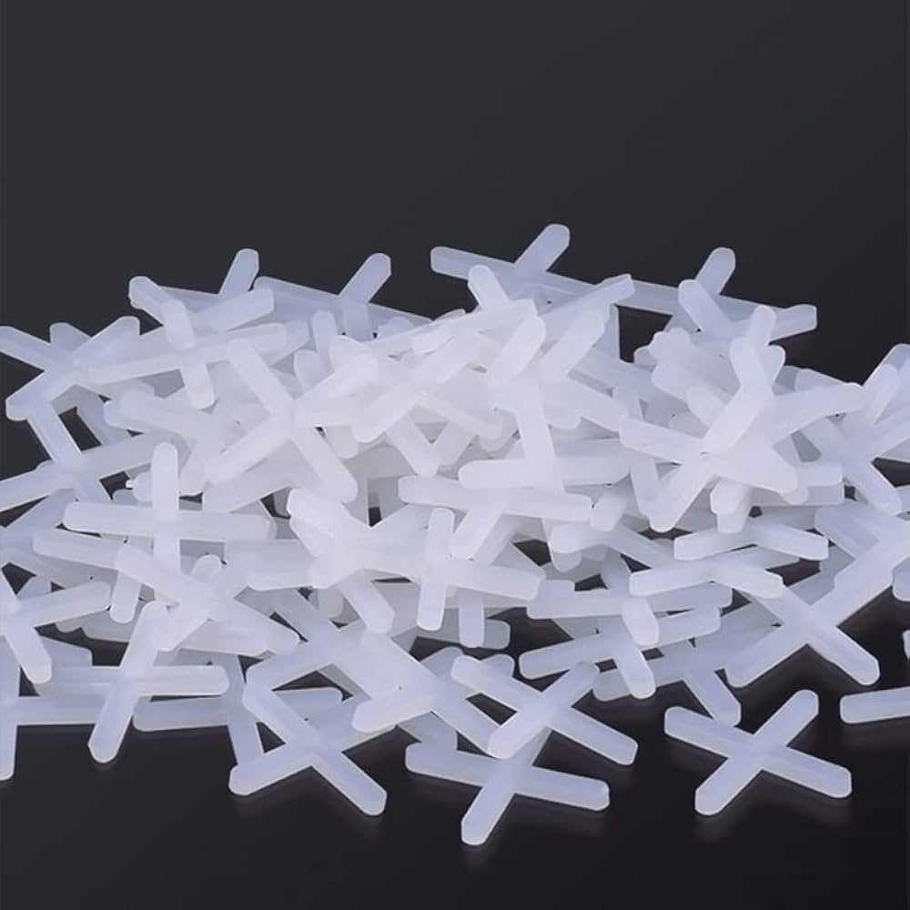 Distanziatori a croce in plastica per posa precisa di pavimenti