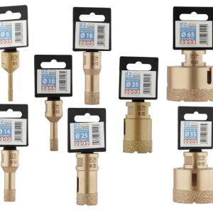 Foretto a secco diamantato Gold Line attacco trapano