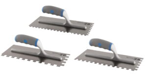 Frattazzo dentato per colla lama in acciaio al carbonio