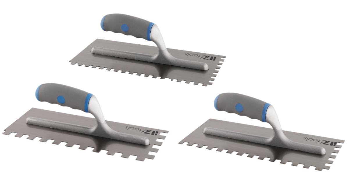 Frattazzo dentato per colla lama in acciaio al carbonio