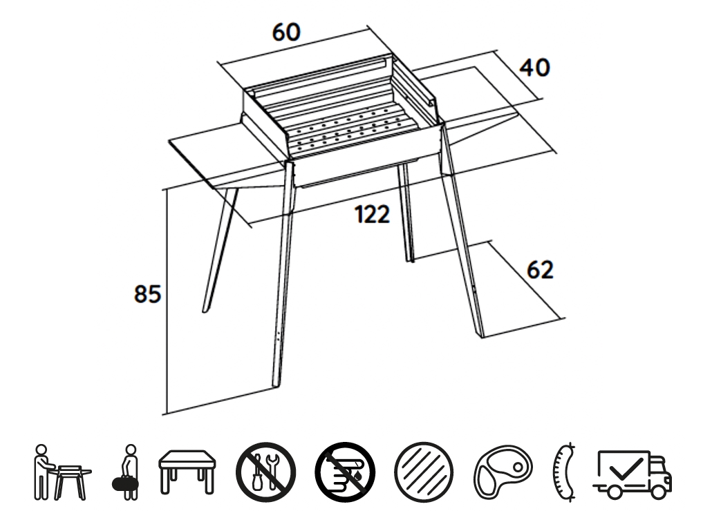 Barbecue Etna Ferro Lisa - immagine 4