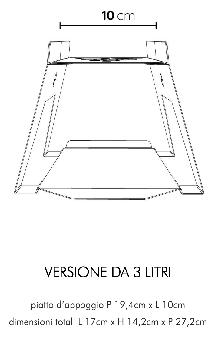 Bacco 3 litri supporto Bag in Box - immagine 2