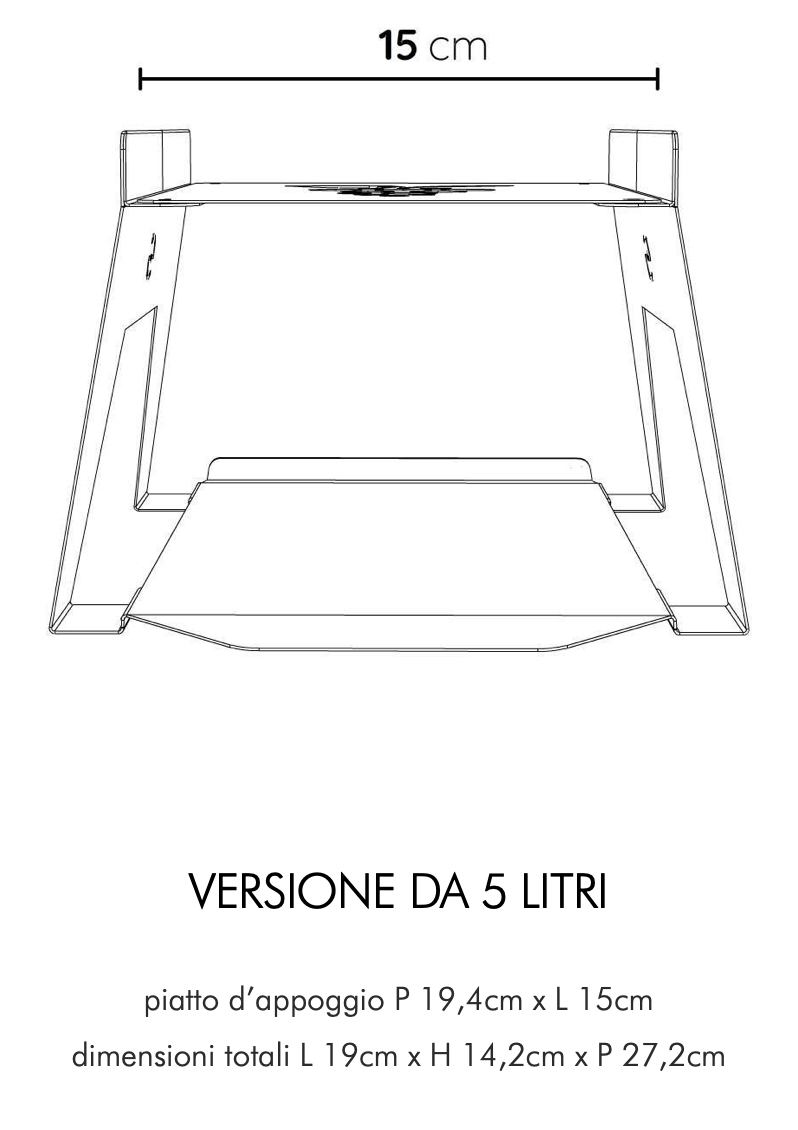 Bacco 5 litri supporto Bag in Box - immagine 2