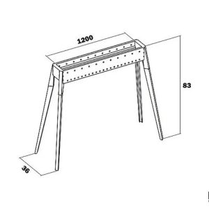 Canalina per arrosticini Miami
