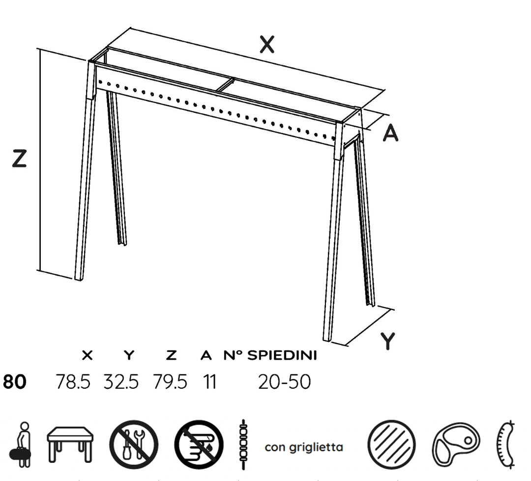 Barbeque Torino 80 - Lisa - immagine 3