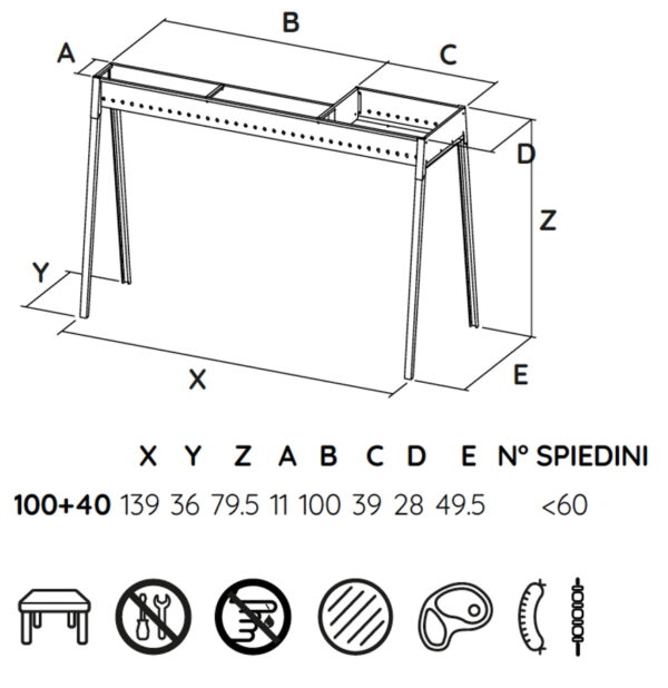Barbeque Milano grill con kit paratia