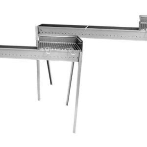 Barbeque Milano grill con kit paratia