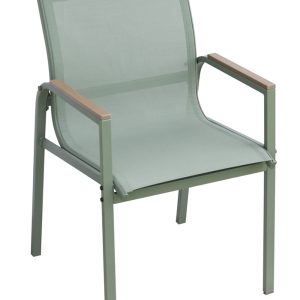 Dining set Tarquinia 4 sedie in ferro Greenwood