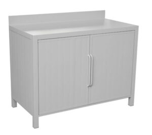 Modulo cucina ad ante Grenwood grigio creta 120x60