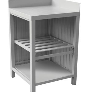 Modulo cucina angolare Greenwood antracite 60x60