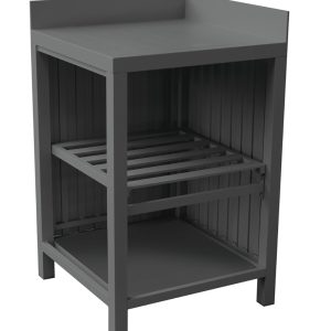 Modulo cucina lavabo angolare Greenwood antracite 60x60