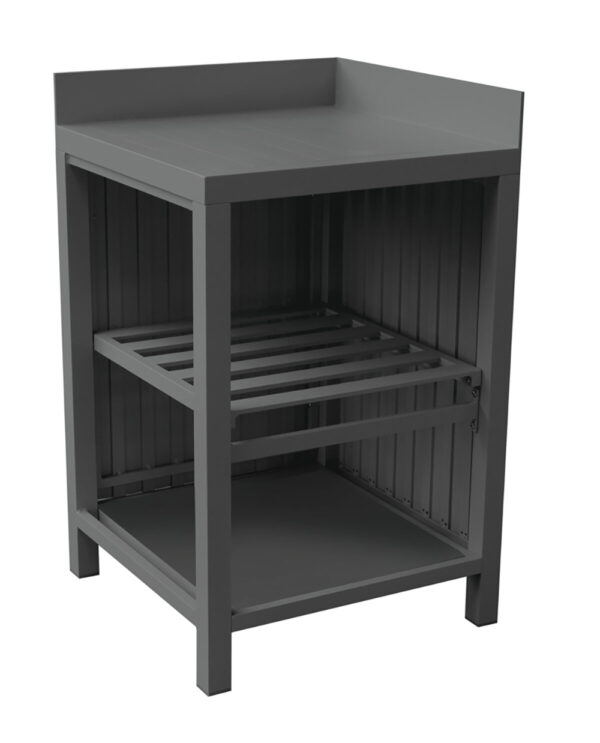Modulo cucina lavabo angolare Greenwood antracite 60x60