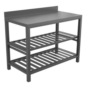 Modulo cucina a ripiani Greenwood antracite 120x60