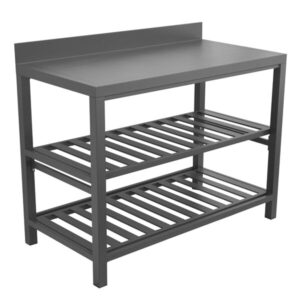 Modulo cucina a ripiani Greenwood antracite 120x60