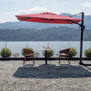 Ombrellone Firenze palo laterale Greenwood 3x4