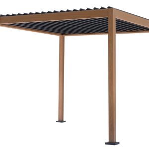 Ombrellone Firenze palo laterale Greenwood 3x4