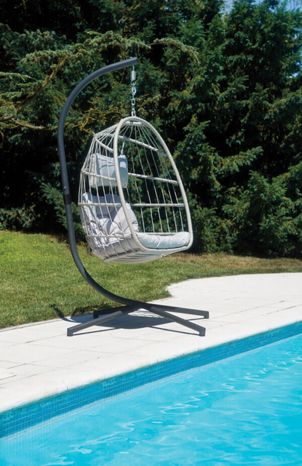 Poltrona sospesa Greenwood antracite