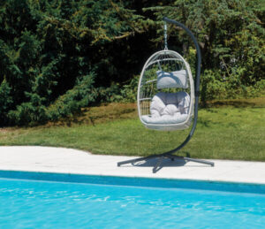 Poltrona sospesa Greenwood antracite