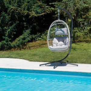 Poltrona sospesa Greenwood antracite