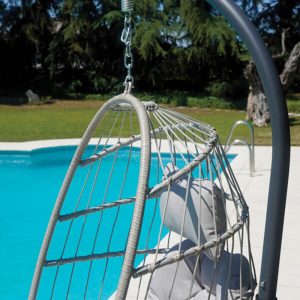 Poltrona sospesa Greenwood antracite