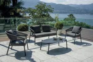 Salotto Cap-Ferrat in alluminio Greenwood