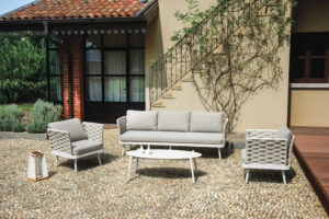 Salotto Tolone in alluminio Greenwood