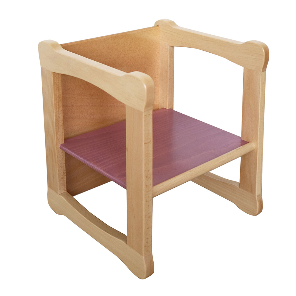 Sedia multifunzione DIXI/Q colorata per scuole e asili