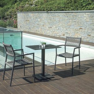 Sedia Padova in alluminio Greenwood