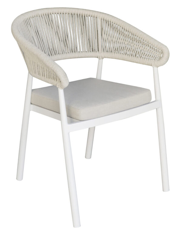 Sedia Perugia in alluminio Greenwood