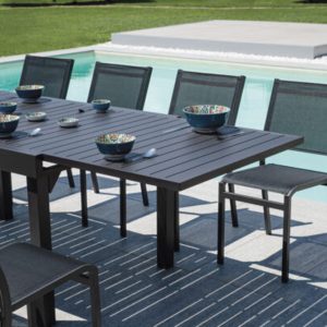 Sedia Pola in alluminio e textillene Greenwood