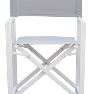 Sedia da regista Paros in alluminio e textilene Greenwood