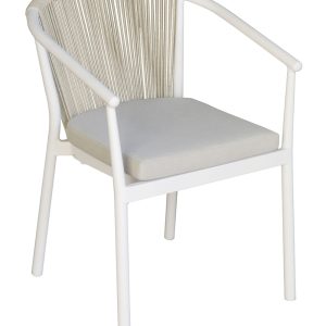 Sedia Verona in alluminio Greenwood