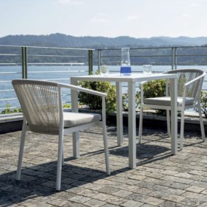 Sedia Verona in alluminio Greenwood