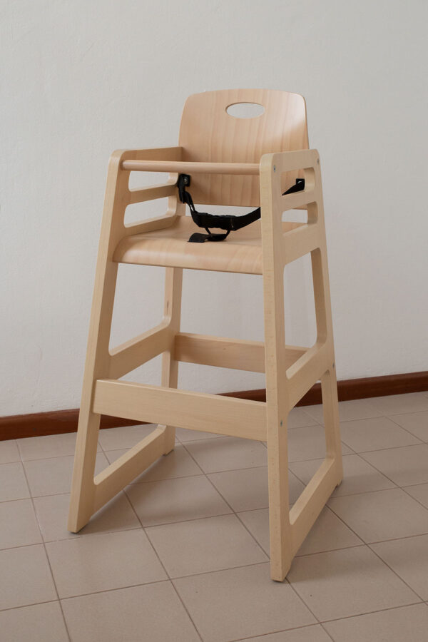 Seggiolone MioPappy in legno di faggio Adex